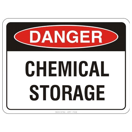 Danger – Chemical Storage Sign
