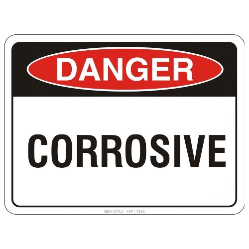 Danger – Corrosive Sign