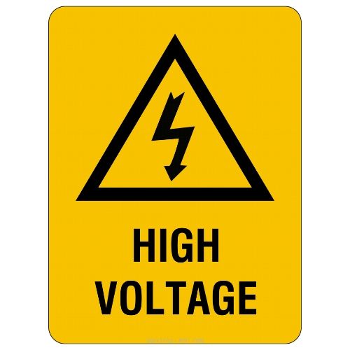 Warning – High Voltage Sign