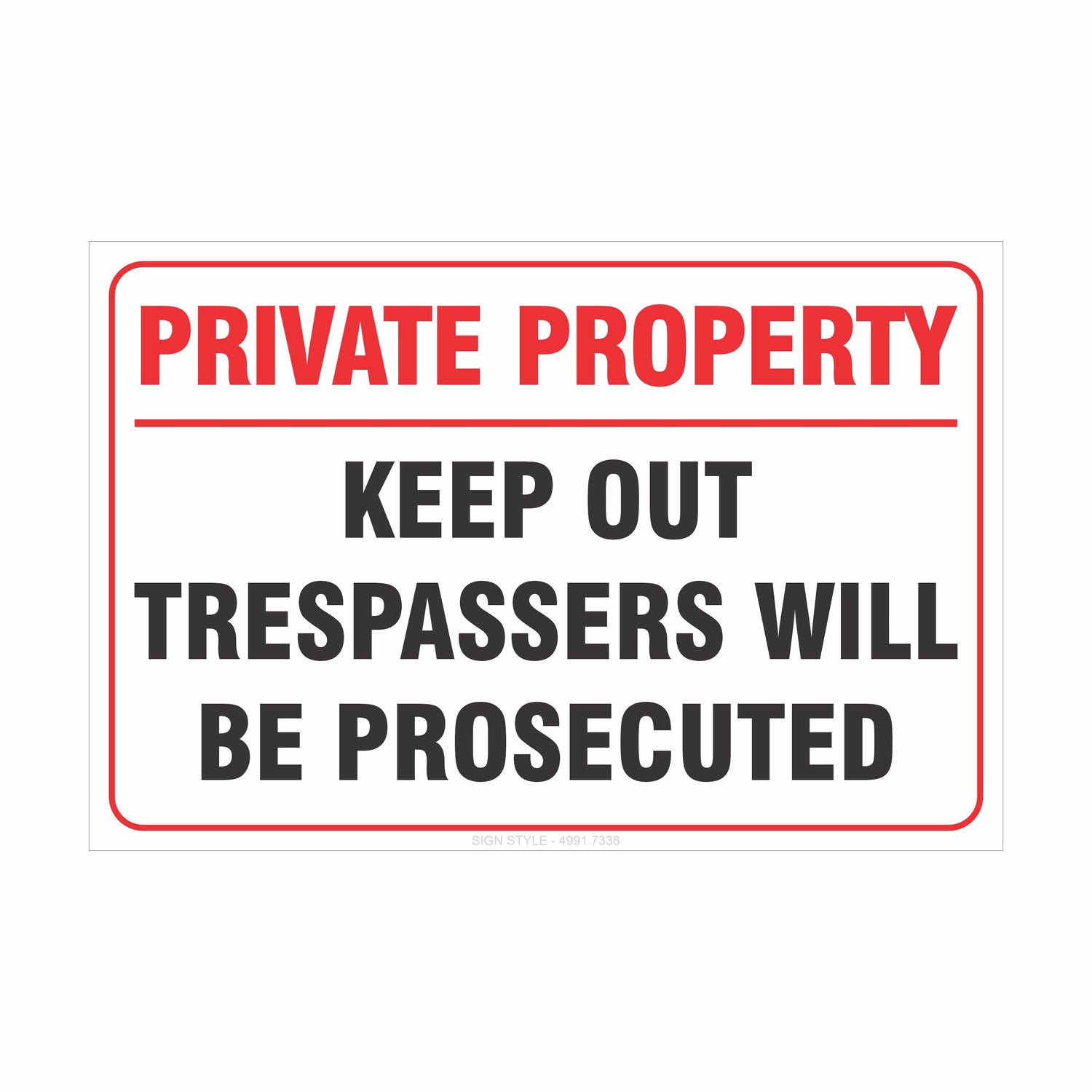 Property Signs