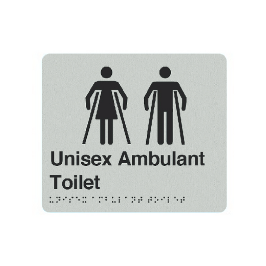 Ambulant & Toilet Signs - Unisex Ambulant Toilet Sign