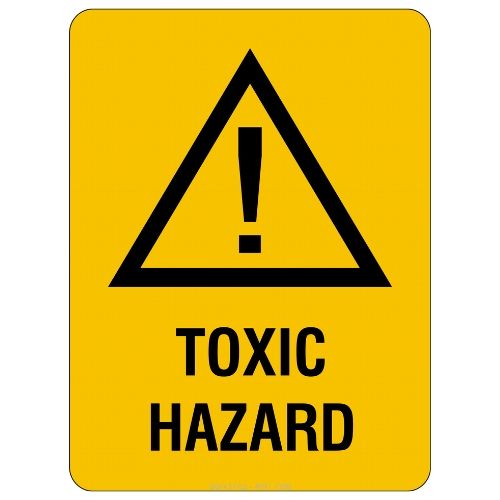 Warning – Toxic Hazard Sign – Sign Style
