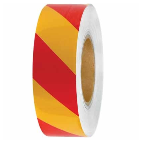 Reflective Tape – Class 2 Reflective Red/Yellow Tape 50mmx45.7m
