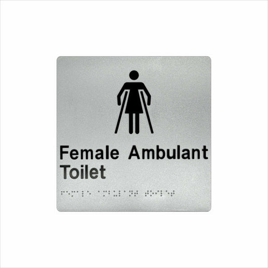 Ambulant & Toilet Signs - Female Ambulant Toilet Sign