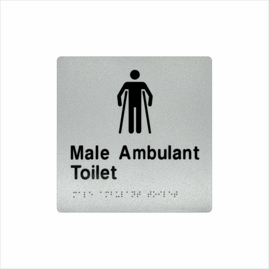 Ambulant & Toilet Signs - Male Ambulant Toilet Sign